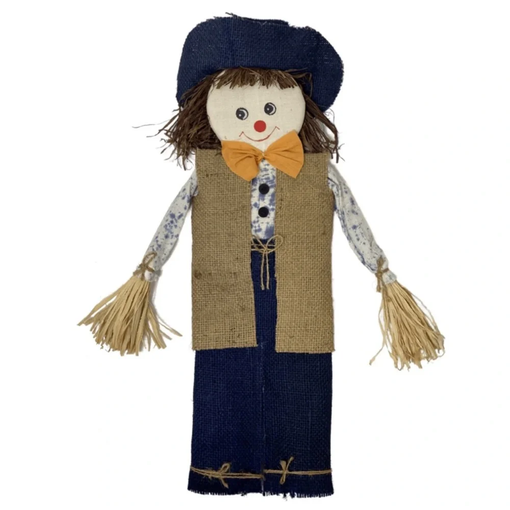 Fall Happy Scarecrow Autumn Décor Harvest Cottage Pumpkin Halloween Decorations